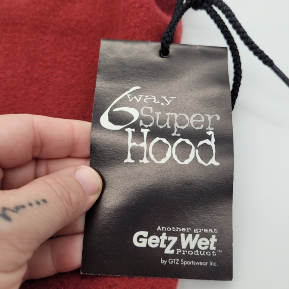 GETZ WET | vintage 90s 1998 Grey Cup CFL football winter fleece balaclava - Picture 4 of 7